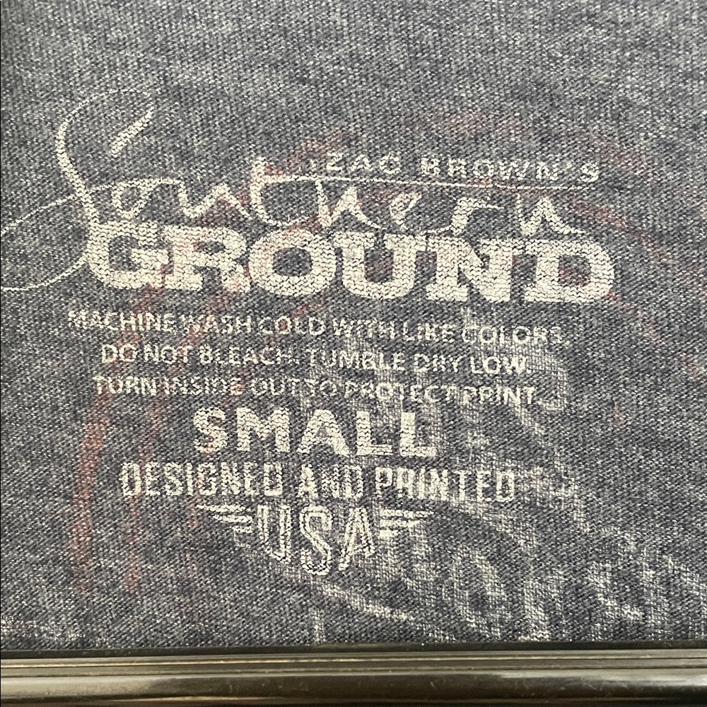Zac Brown Band Navy T-Shirt - black out the Sun tour - Picture 2 of 4
